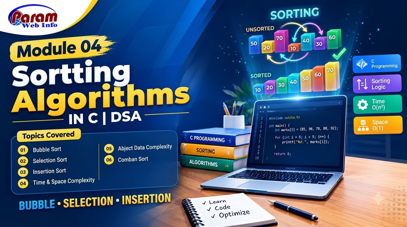 What is Sorting Algorithms in C with Data structure ?